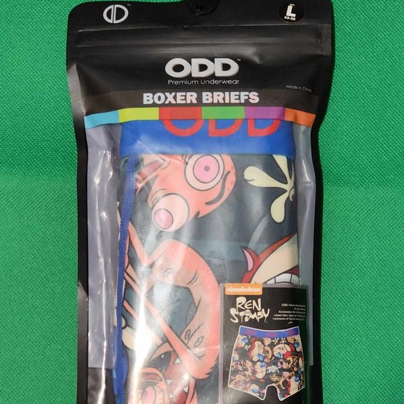 Ren and Stimpy Odd Sox Boxer Briefs, Size L, New, Large, Nickelodeon Classic - Picture 6 of 7